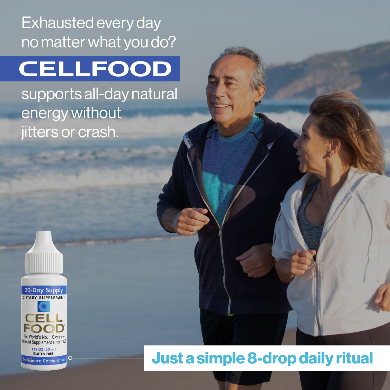 Exhausted Every Day — 8-drop daily ritual hook