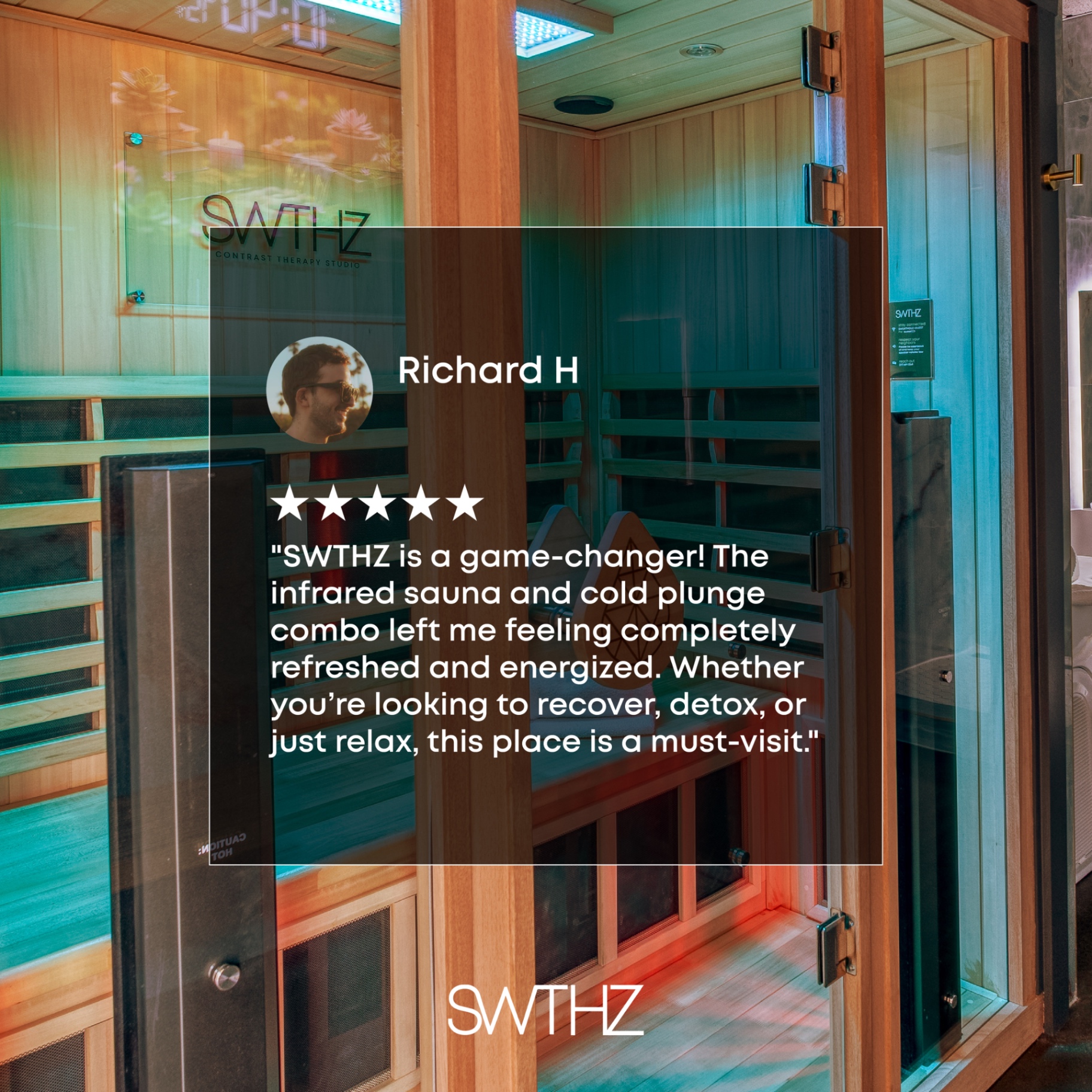 5-star review social — Richard H.